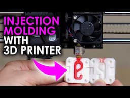 I tried Injection Molding using a 3D Printer!