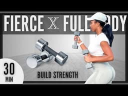 30 MIN FULL BODY DUMBBELL WORKOUT FOR WOMEN | NO REPEAT | RESET DAY 3