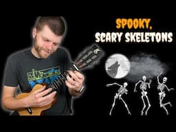 Spooky, Scary Skeletons (Andrew Gold) || Halloween Ukulele Tutorial