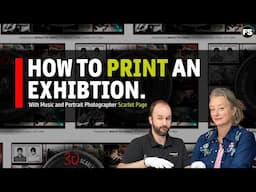 How to print an exhibition with music photographer Scarlet Page | Paper for Fine Art & Photography