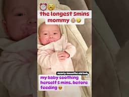 the longest 5 minutes 🤪| a day of nearly 4months old baby  #shorts