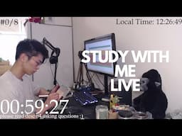 Study With Me Live Pomodoro 60/10🦍🌱