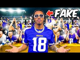 FAKE JUSTIN JEFFERSON PRANK AT A VIKINGS GAME!!! (MUST WATCH)