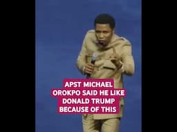 APST MICHAEL OROKPO SAID HE LIKE DONALD TRUMP BECAUSE TRUMP HAS THE POWER TO DO THIS TO THE WORLD