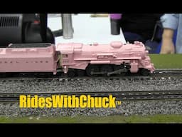 I saw a Pink Lionel locomotive today at the Lagrange Train Show