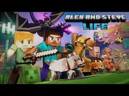 Alex & Steve Life - FULL MOVIE TRAILER (Minecraft Animation)