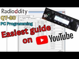 Radioddity QT-80. (Latest CRT SS9900) How to program for CB RADIO channels .