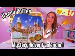 UNBOXING A *GOLDEN* MYSTERY HARRY POTTER ADVENT CALENDAR 2024!😱🪄⁉️(24 MYSTERY BOXES & REAL MAGIC?!🤫)