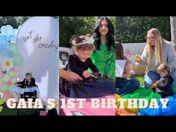 Gaia's 1st Birthday! (Vlog) | Amanda Steele