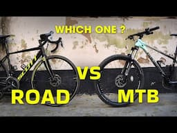 ROAD BIKE VS MOUNTAIN BIKE| WHICH ONE IS BETTER? | CYCLE COMPARISON | LONE RIDER S