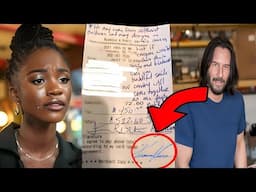 Black Waitress Serves Keanu Reeves, Saw Note on Check, and Burst into Tears