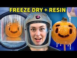 Will Freeze Drying + Resin Preserve a Pumpkin Forever?