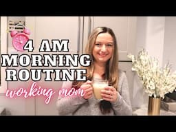 4 AM MORNING ROUTINE OF A FULL TIME WORKING MOM | WINTER 2024 | MIRACLE MORNING