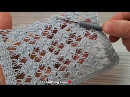 Gorgeous & Very Beautiful Crochet Summer Shawl, Sweater, Blouse, and Runner Model Tutorial