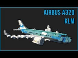 Airbus A320: KLM Livery in Minecraft