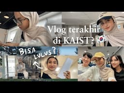 BENTAR LAGI LULUS? 🥹🇰🇷  Vlog2 Terakhir jadi Mahasiswa di KAIST..🥺🇰🇷 (daily vlog)