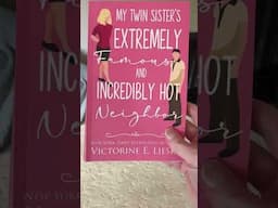 My Twin Sister's Extremely Famous and Incredibly Hot Neighbor by Victorine E. Lieske  #booktok