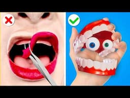 Extreme Makeover From Nerd To Pomni! *Genius Beauty Gadgets, Funny Relatable Situations