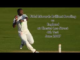 Fidel Edwards 5 for 112 vs England at Chester lee street 4th Test June 2007