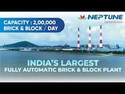 India's Largest fully automatic brick making machine: 2 Lakh Bricks / Day for Jindal Steel (JSPL)