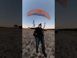 Paramotor Landing! Easy!! #youtubeshorts #flying #ppg #skymax #vittorazimotors #ozoneparamotors