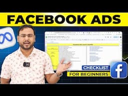 Ultimate Facebook Ads Checklist EVERY Beginner Needs! (+ Free Template) - Umar Tazkeer