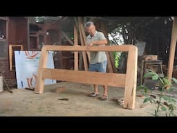 Making A Sturdy Bed Base Projects, Extremely Ingenious Skills Woodworking Worker