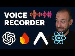 Build an AI Voice Recorder with React Native (Firebase, Whisper API, Expo)