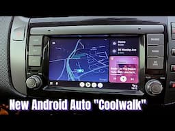 New Android Auto Coolwalk Beta With Split Screen on 7" Display