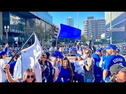 LA DODGERS CHAMPIONSHIP PARADE CRAZY PARTY DOWNTOWN!!!