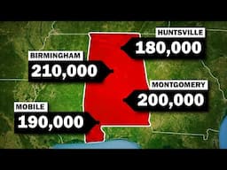 Why Alabama's Population Is So Equally Spread Out