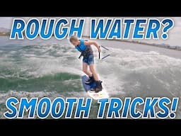 Lake seem too rough to wakeboard? Do This!