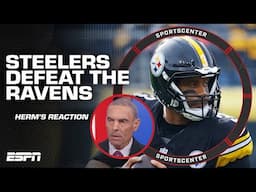 RAVENS VS. STEELERS REACTION: 'I didn't learn a not from this game' - Herm Edwards | SportsCenter