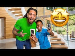 BREAKING Our Son's Phone And SURPRISING HIM WITH A NEW iPHONE 16 PRO