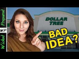 Was this a mistake? Budget Prepping at Dollar Tree - Prepper Pantry Stockpile SHTF 2024