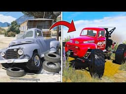 Building Worlds Largest Off Road Wrecker in GTA 5 RP!