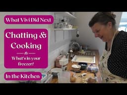 In the Kitchen: Chatting & Cooking (+ what's in your freezer?)