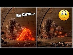 What happen if you kill little Magma lava in front of the Golem Smiths?