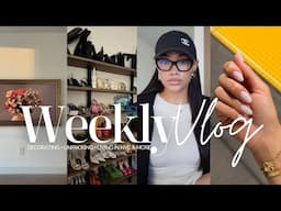 weekly vlog | decorating new apartment + unpacking + living in nyc & more! allyiahsaface vlog