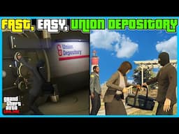 Fast, Easy, SOLO UNION DEPOSITORY HEIST Guide GTA 5 Online