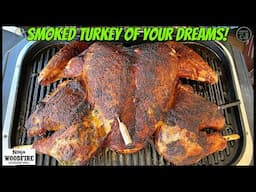 How to smoke a whole turkey on the Ninja Woodfire Grill!