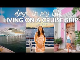 Days In My Life Working On A Cruise Ship: Life updates, drill, show day, exploring San Juan