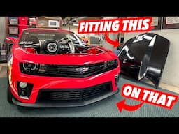 Making A Custom Hood For My Big Turbo Camaro!!