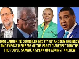 Breaking News Labourite Counciler Cuss Out Andrew Holiness Said The  Party Mash Up Samuda Force Out.