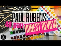 IS IT WORTH IT? Do you need the Paul Rubens NEW 48 pan YOULAN Watercolor Set? My honest opinion!