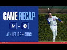 Cubs vs. Athletics Game Highlights | 9/17/24