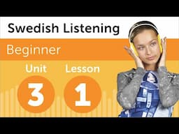 Learn Swedish | Listening Practice - Asking about a Restaurant's Opening Hours in Swedish