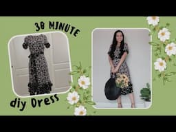 [Sewing for Beginners] The Easiest Dress to Sew in Less than 30 MINUTES!