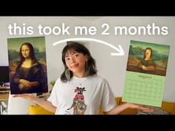 Turning famous paintings into a silly duck calendar 🦆