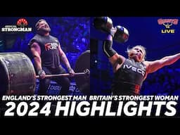 Britain's Strongest Woman & England's Strongest Man 2024 Highlights